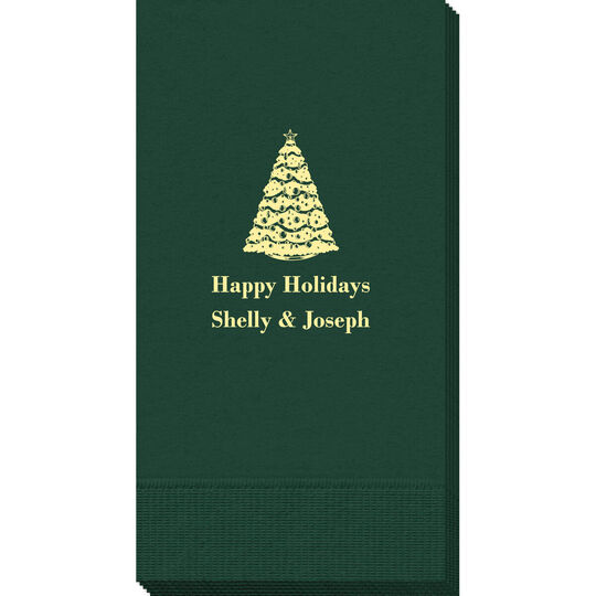 Christmas Tree Guest Towels